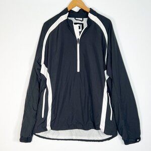 FootJoy Black White Golf Rain Jacket Windbreaker Men